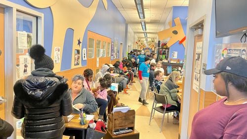 Crowds packed the DeKalb County Animal Shelter Thursday after news went out the shelter was considering euthanasia for dogs because of overcrowding.