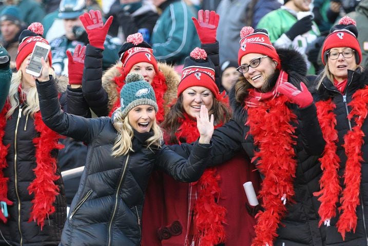 Photos: The scene at the Falcons-Eagles playoff game