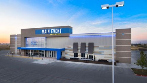 All photos courtesy of Main Event Entertainment -- and don't necessarily reflect what the location Northolt Parkway in Suwanee will look like.