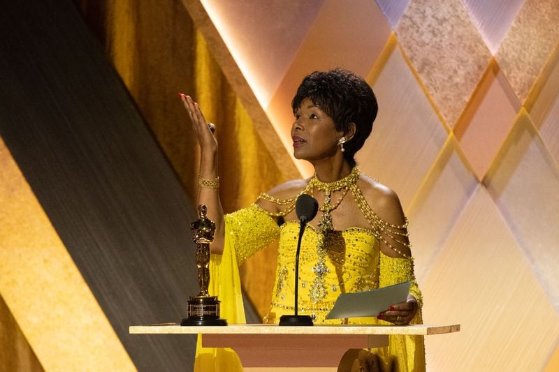 Honorary Award recipient Euzhan Palcy during the Academy’s 13th Governors Awards, November 2022, in Los Angeles. Courtesy of AMPAS.