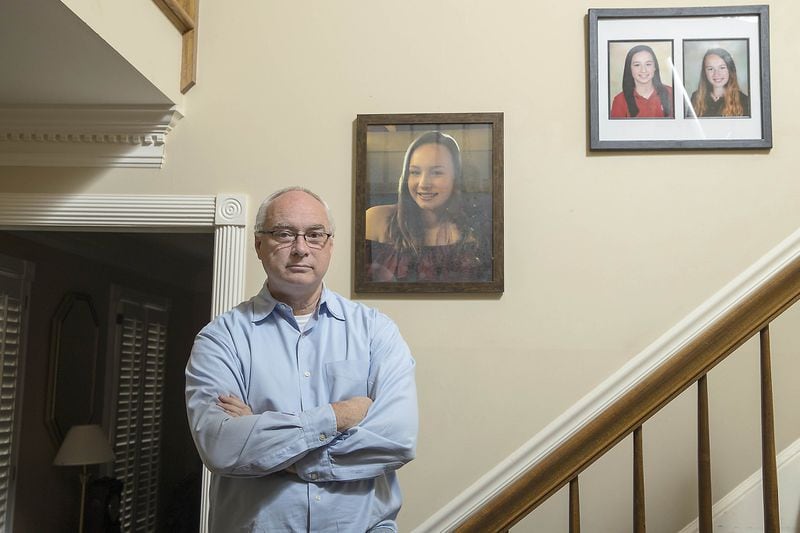 Richard Blackwell in his Tucker home, a year after his daughter, Alex Blackwell, committed suicide. Blackwell has become an advocate for talking openly about suicide. ALYSSA POINTER/ALYSSA.POINTER@AJC.COM