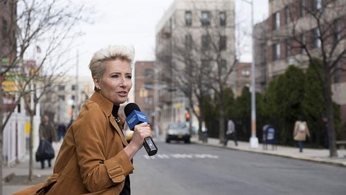 Emma Thompson stars as a late-night talk show host in “Late Night.” 3 Arts Entertainment/TNS