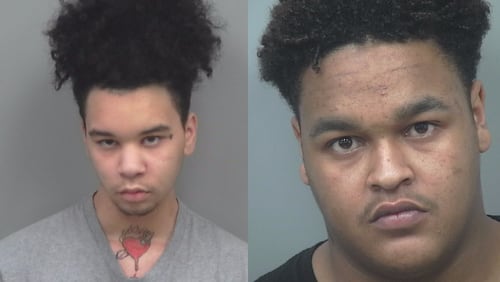 Alexander Scott, left, 16, and Michael Connor, 19, have been charged with felony murder.