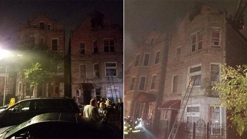 Eight people are dead, including six children, after a fire blazed through a Chicago home early Sunday.