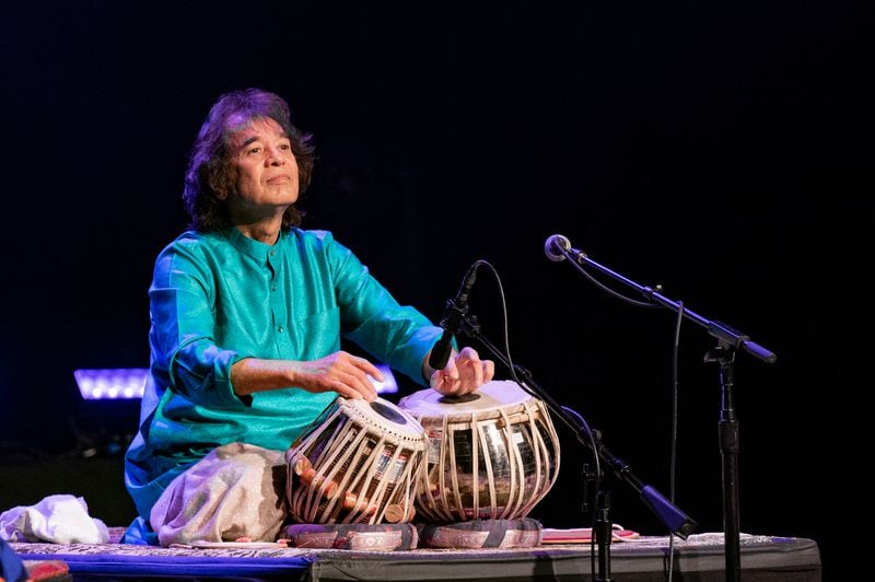 Zakir Hussain will share his style of Indian music at the 2024 Savannah Music Festival. (Photo by Jim Bennett)