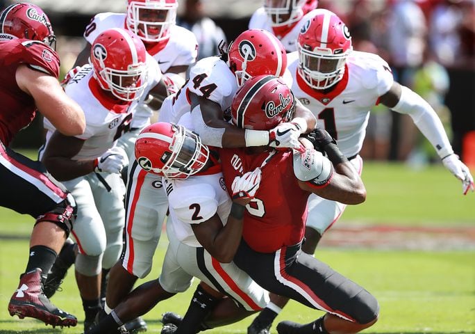Photos: Bulldogs pull away from South Carolina