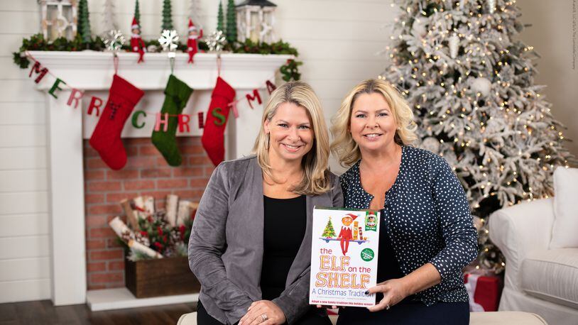 Chanda Bell (left) and Christa Pitts, who run Lumistella, the Atlanta company that oversees the "Elf on the Shelf" franchise. Courtesy of Michael Marano