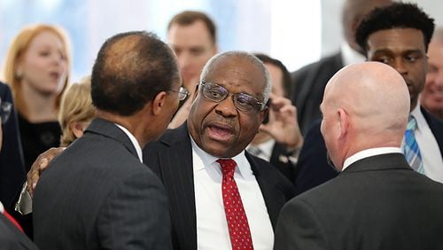 The Georgia Senate voted Monday to clear the way for a statue on the grounds of the state Capitol honoring U.S. Supreme Court Justice Clarence Thomas. The bill now goes to the House. (credit: Miguel Martinez for The Atlanta Journal-Constitution)