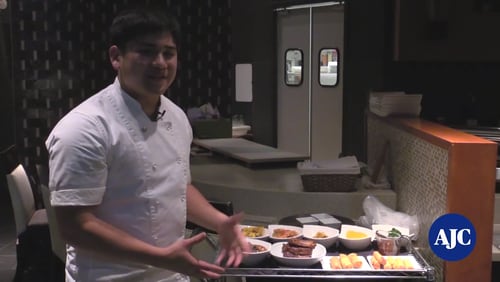 Chef Andrew Bantug at his Upper Room pop-up. Bantug will serve as sous chef at Taiyo Ramen.