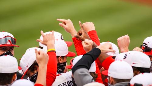 The Georgia Bulldogs recorded their first shutout of Clemson since 1936 on Tuesday, March 30, 2021. (Photo by Tony Walsh/UGA Athletics)