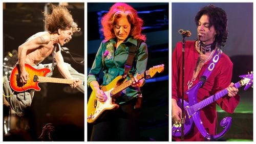 Eddie Van Halen, Bonnie Raitt and Prince are just a few musicians celebrated for their guitar prowess.