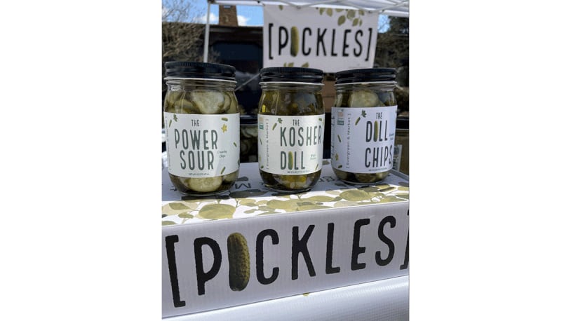 Pickles from Evergreen & Market /
Courtesy of Evergreen & Market