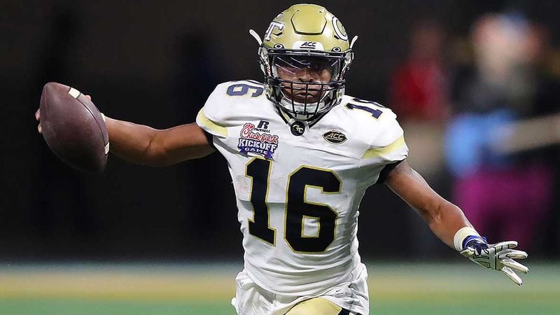 Jackets quarterback TaQuon Marshall has rushed for 274 yards and six touchdowns and has passed for 232 yards and three touchdowns in the team's first two games. Curtis Compton/ccompton@ajc.com
