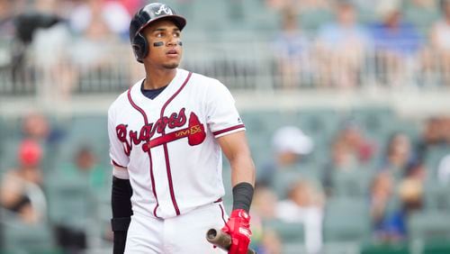 Johan Camargo is making a name for himself quickly as Braves rookie with a hot bat and versatile defense. (Chad Rhym/Chad.Rhym@ajc.com)