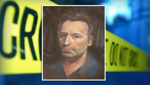 Police released a sketch of the man whose remains were found along a road in Morrow.