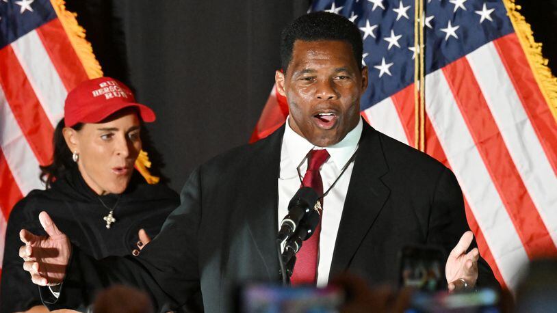There are growing signs of disillusionment among some Republicans after some stumbles by GOP U.S. Senate candidate Herschel Walker, including recently spending a week off the campaign trail just before the launch of early voting. (Hyosub Shin / Hyosub.Shin@ajc.com)
