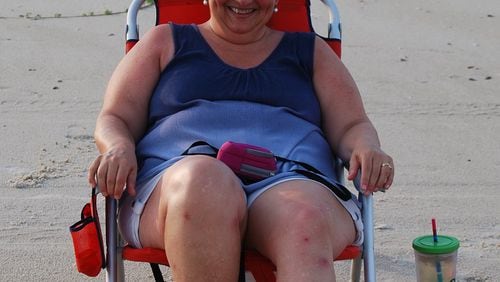 Melanie Zeller at 200 pounds in July 2015. (Melanie Zeller)