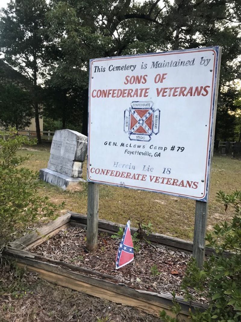 Is a cemetery with strong Confederate ties an appropriate field trip project for a public school? 