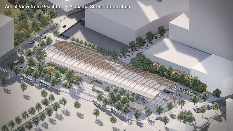 MARTA plans to renovate its Five Points station in downtown Atlanta. Here's one view of what it would look like.