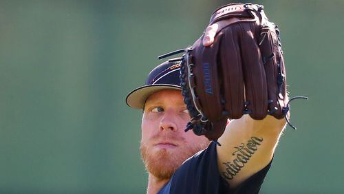 Braves pitcher Mike Foltynewicz hasn’t allowed in three starts this spring and worked four innings of two-hit ball in Saturday’s 15-1 win against a Pirates split squad.