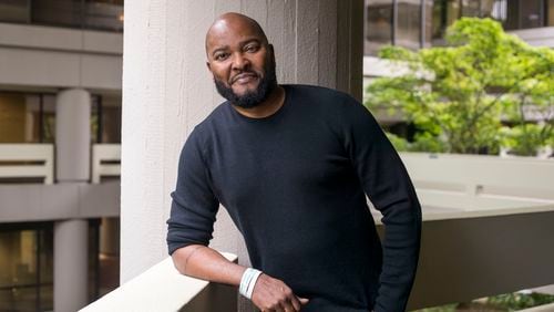 04/26/2018 -- Atlanta, GA - Ryan Cameron poses for a portrait in the Buckhead community, Thursday, April 26, 2018. Ryan Cameron, the former "King of Atlanta Airwaves" with local radio station V103.3, is now taking on a new role in life as a partner for a branding agency. In addition to working at the local Atlanta branding agency, Rakanter, Ryan hopes to keep empowering the Atlanta community through his foundation. ALYSSA POINTER/ALYSSA.POINTER@AJC.COM