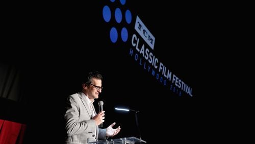 HOLLYWOOD, CA - APRIL 29:  TCM host Ben Mankiewicz speaks onstage at the screening of 'Woman of the Year' during day 4 of the 2018 TCM Classic Film Festival on April 29, 2018 in Hollywood, California. 350482.  (Photo by Joe Scarnici/Getty Images for TCM)