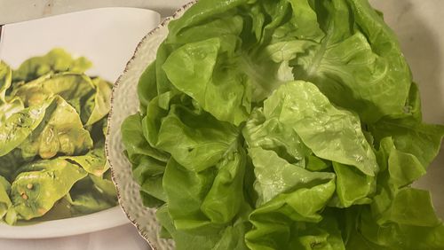 Butter lettuce stars in a simple salad. Ligaya Figueras / ligaya.figueras@ajc.com