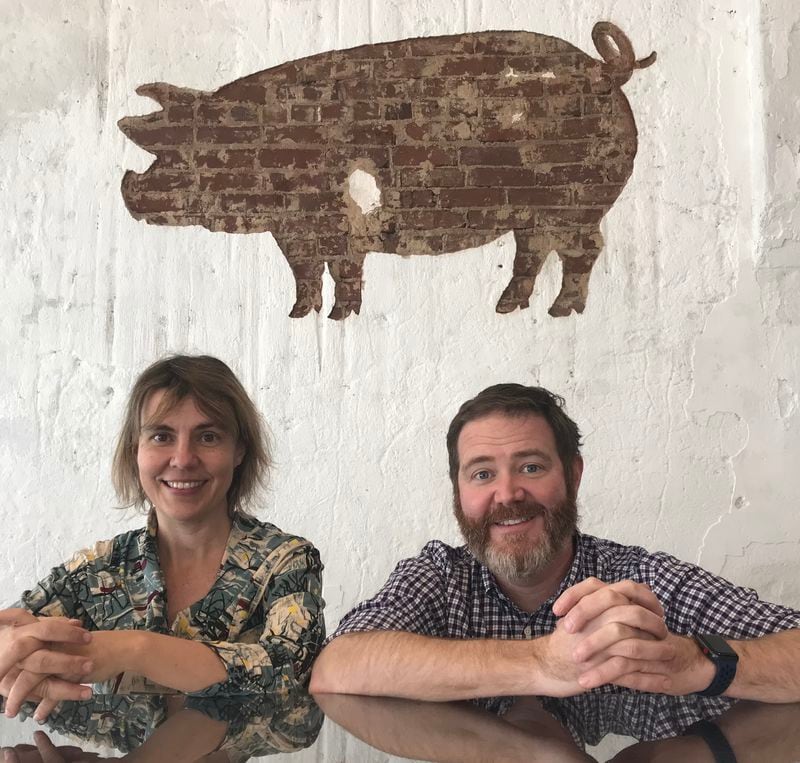 Chop Shop is a venture by butcher Rusty Bowers (right) of Pine Street Market and Riverview Farm owners Charlotte Swancy (left) and her husband Wes Swancy.