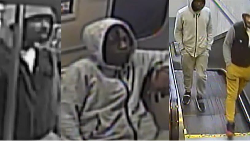 Video released of suspects on MARTA after Lenox Square shooting