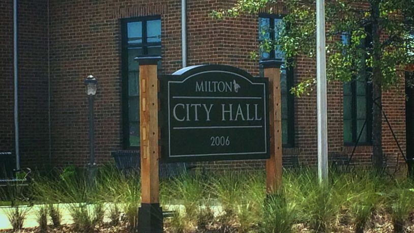Milton City Hall (MITCHELL NORTHAM/AJC)