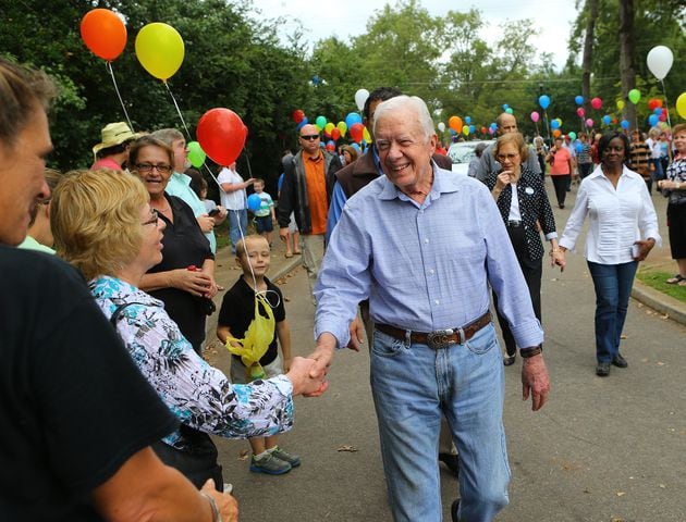 Plains throws birthday party for Jimmy Carter