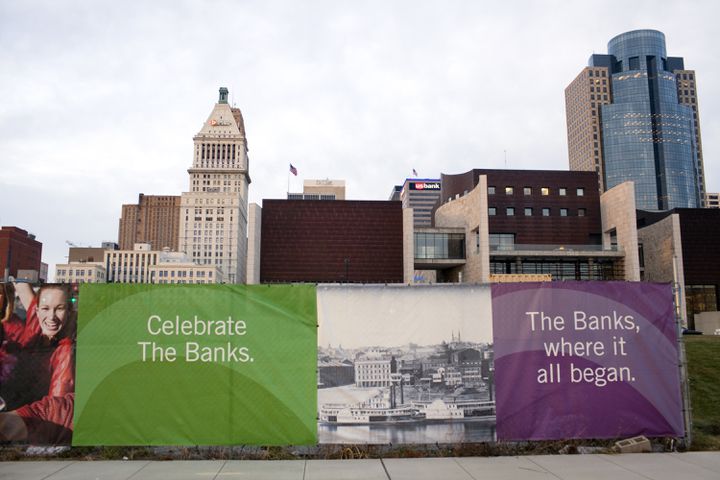 The Banks development in Cincinnati