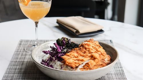 Chicken Katsu from the menu of One Flew South on the Eastside Beltline.