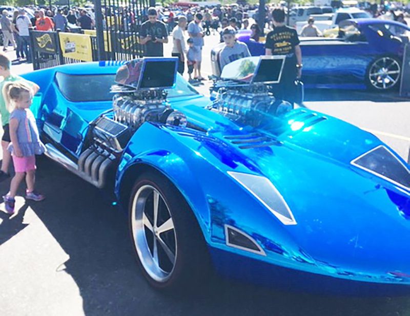 The Hot Wheels Legends Tour rolled into the Walmart parking lot in Buford on April 27. Thousands of fans showed up to view the national traveling car show.