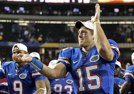 Gator vs. Tim Tebow: The most famous Florida Gator is a mere 6-foot-3, 236 pounds
