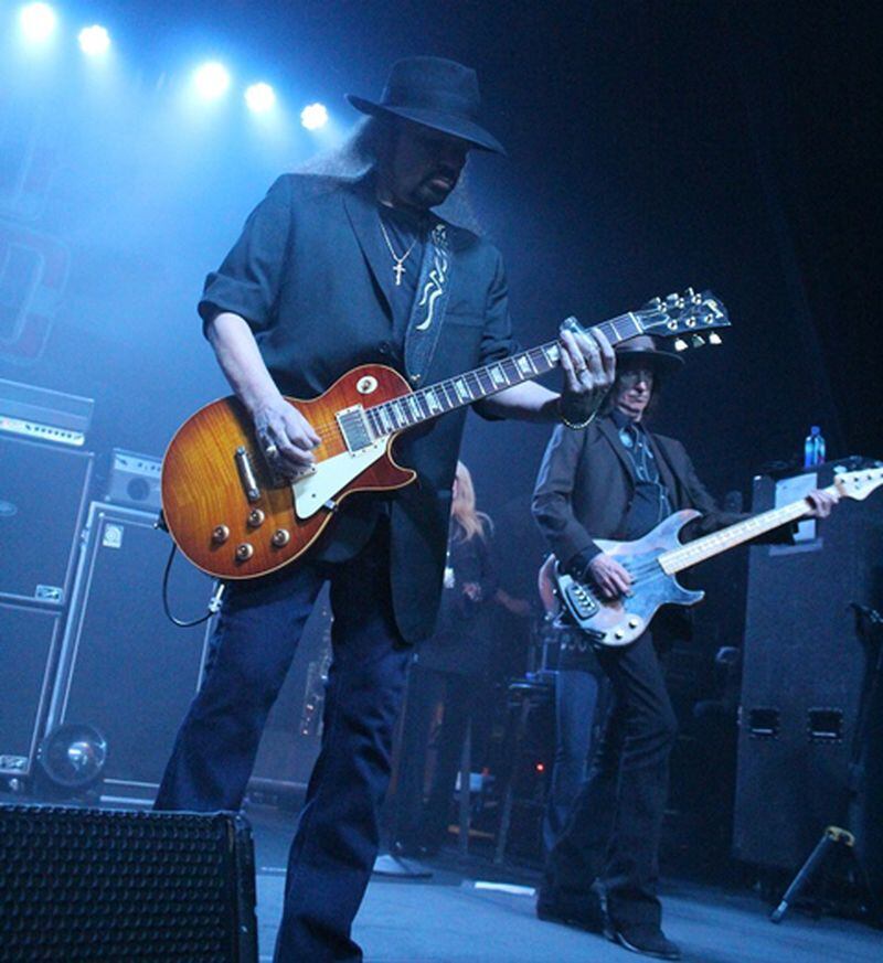  Gary Rossington (and bassist Keith Christopher) of Lynyrd Skynyrd. Photo: Melissa Ruggieri/AJC