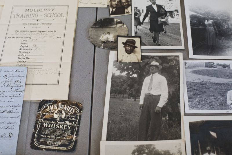 Lynchburg, Tenn., June 21, 2017 — Photos and other items of family history that Fawn Weaver collected from Annabelle Mammie Green, a granddaughter of Nathan “Nearest” Green, a former slave who mentored Jack Daniel’s distilling in the late 1800s. Jack Daniel’s whiskey owner Brown-Forman now officially recognizes Green as the liquor’s first master distiller.