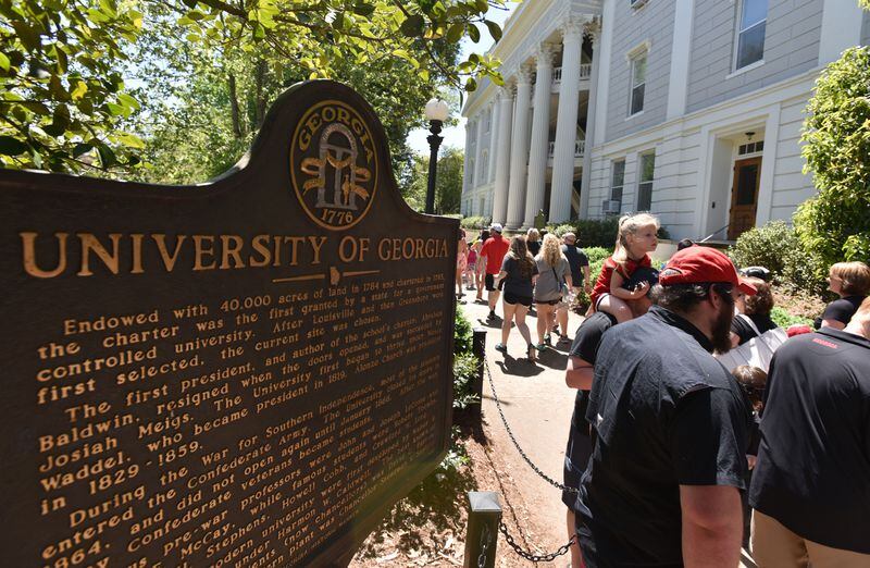 April 11, 2015 Athens - Picture was taken on UGA campus in Athens on Saturday, April 11, 2015. At Georgia's colleges, punishing alleged sex offenders often falls to the school itself. More than a dozen students have been expelled and suspended for sexual assault at the state's larges universities. But some who have been punished say the secretive system denies them their constitutional rights. HYOSUB SHIN / HSHIN@AJC.COM