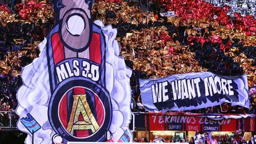 As the Atlanta United fan base made clear during the MLS Cup, it has high expectations. (CURTIS COMPTON / CCOMPTON@AJC.COM)