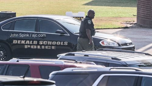 A 19-year-old woman was carjacked Jan. 14 while she waited for her brother in the parking lot of Lithonia High School. (John Spink / John.Spink@ajc.com)