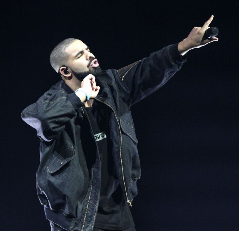 Drake showed much love to the sold-out Philips Arena crowd. He and Future perform at the venue again Friday. Photo: Robb Cohen Photography & Video /www.RobbsPhotos.com