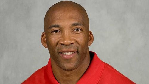 The Falcons hired former NFL running back Bernie Parmalee as running backs coach on Wednesday.