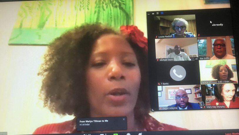 Tarece Johnson, candidate for for Gwinnett School Board District 5, recently participated in an online candidate forum sponored by the Gwinnett County Association of Educators.