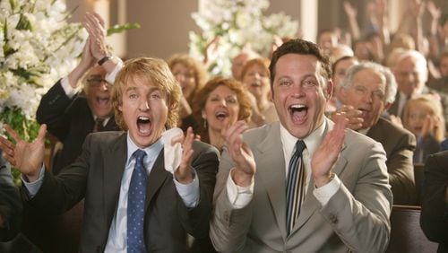 Owen Wilson and Vince Vaughn starred in the 2005 hit "Wedding Crashers" and will be back in Georgia to shoot the sequel. PUBLICITY PHOTO