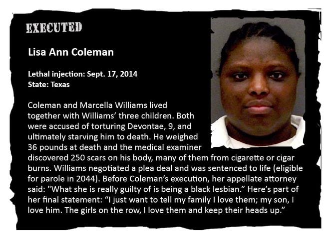 Women executed in the U.S.