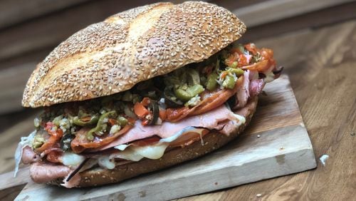 A sandwich from the menu of The Pantry & Provisions