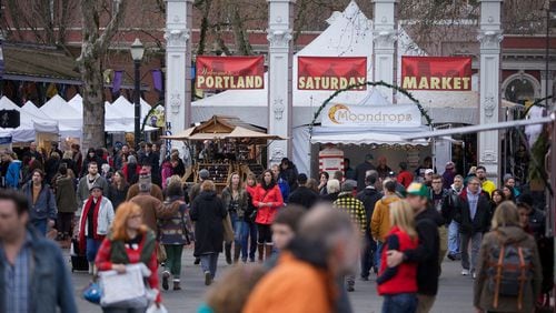 Every Saturday, the Portland Waterfront fills with hundreds of vendors and artisans for the Portland Saturday Market.