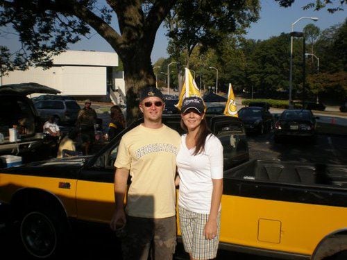 Tailgating in Black and Gold