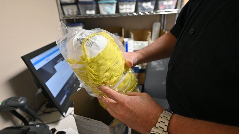 Medical professionals have been forced to turn to nontraditional sources to try to obtain essential supplies, such as respirators, to protect staff and patients. Last month, one EMS company secured some respirators from Home Depot. (Hyosub Shin / Hyosub.Shin@ajc.com)