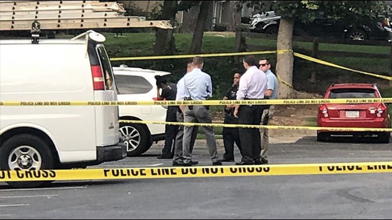 Dunwoody police responded to the Lacota Apartments in the 6600 block of Peachtree Industrial Boulevard and found a teenager dead in the breezeway. (Credit: Channel 2 Action News)